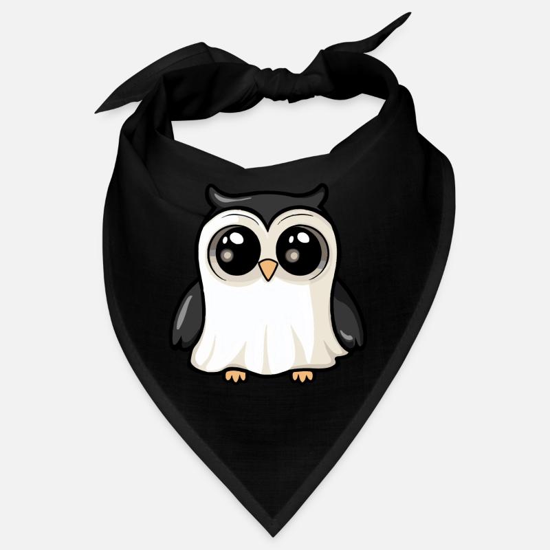 Owl Halloween Comic Ghost Bandana