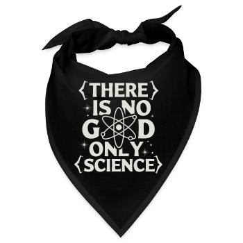 Atheismus Atheist Anti-Religion Agnostiker - Bandana - Schwarz - Vorne