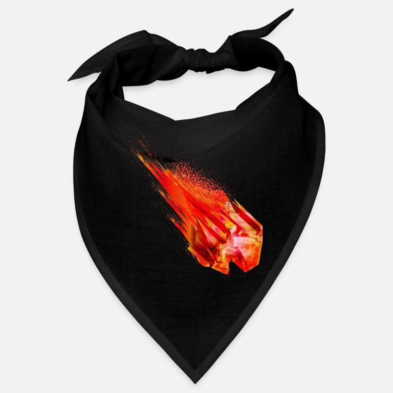 Glowing Asteroid with Fire Tail – Power Design Bandana