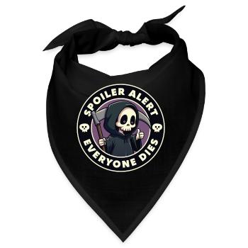 Spoiler-Alarm: Alle sterben - Bandana - Schwarz - Vorne