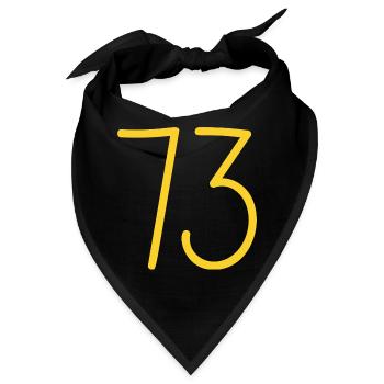 73 - Bandana - Schwarz - Vorne