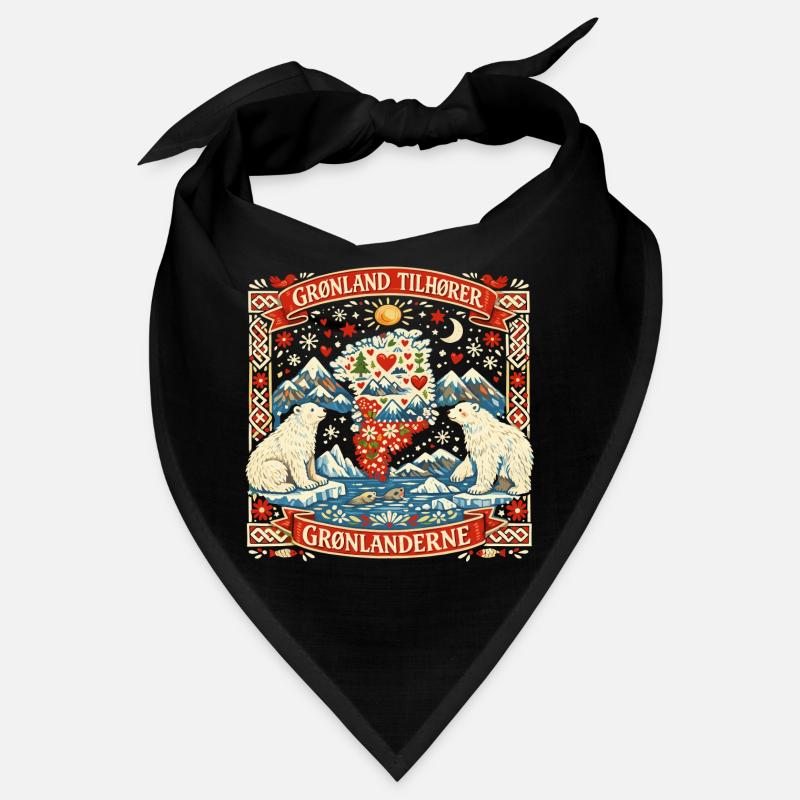 Greenland Independence Statement Gift Funny Bandana
