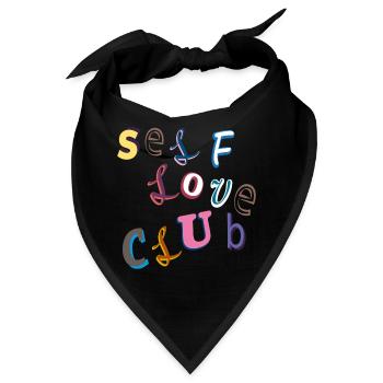 Selbstliebe Club - Bandana - Schwarz - Vorne