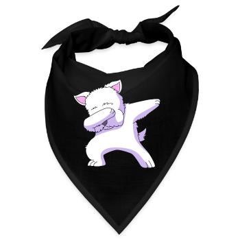 West Highland Terrier - Bandana - Schwarz - Vorne