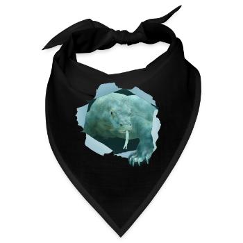 Komodowaran - Bandana - Schwarz - Vorne