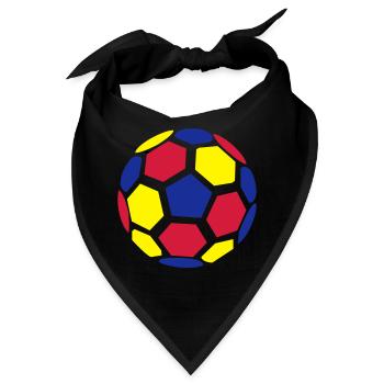 Kolumbien Ball - Bandana - Schwarz - Vorne