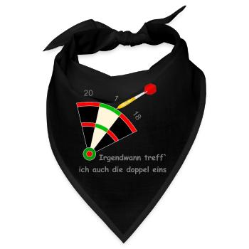 darts sport - Bandana - Schwarz - Vorne