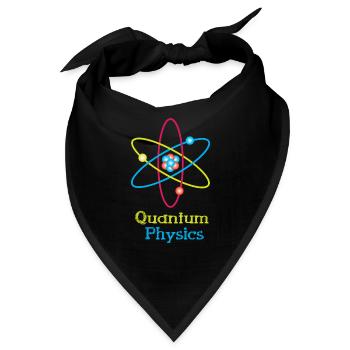Quantum Physics - Bandana - Schwarz - Vorne