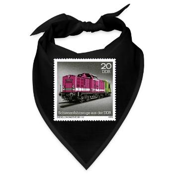 Diesellokomotive - Bandana - Schwarz - Vorne
