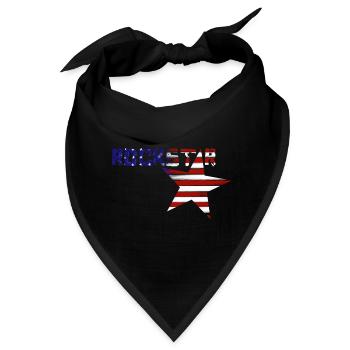 US Rock Star - Bandana - Schwarz - Vorne