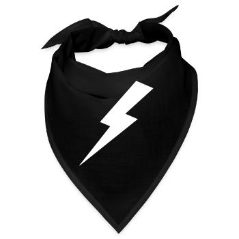 Lightning Bolt - Bandana - Schwarz - Vorne