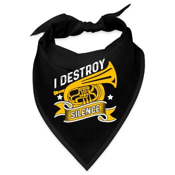 Tuba - Bandana - Schwarz - Vorne