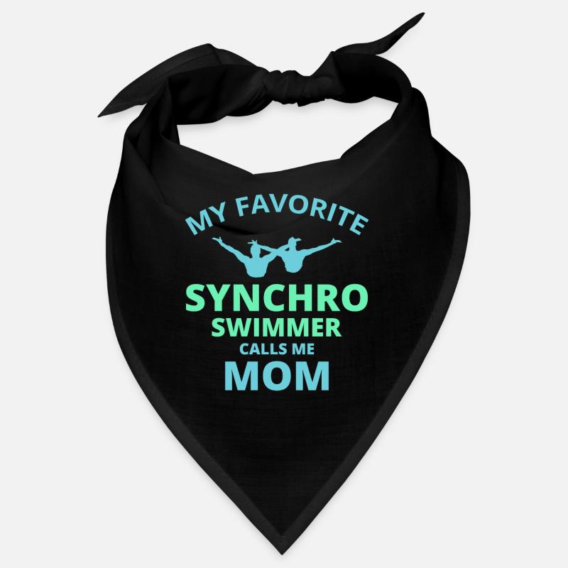 Synchro Schwimmer Synchronschwimmen Mom Bandana