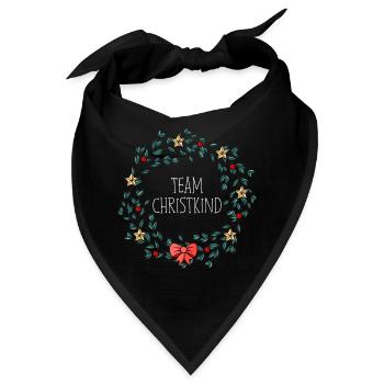 Team Christkind - Bandana - Schwarz - Vorne