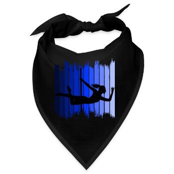 Pole Dance Dancer Wettbewerb Akrobatik Sport - Bandana - Schwarz - Vorne