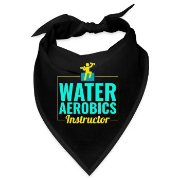 Wassergymnastik Instruktor Aquatic Fitness Trainer - Bandana - Schwarz - Vorne
