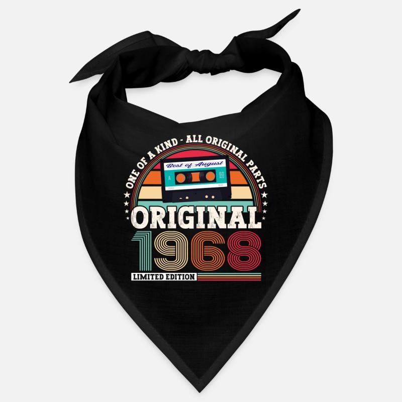 Original Août 1968 54th Birthday Gift Fun Bandana
