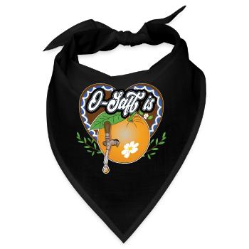 O Saft is! Geschenk - Bandana - Schwarz - Vorne