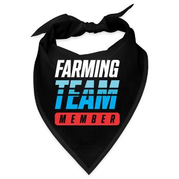 Farming Team - Bandana - Schwarz - Vorne