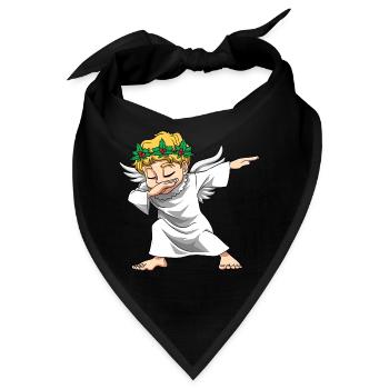 Christkind Weihnacht für Männer, Frauen und - Bandana - Schwarz - Vorne