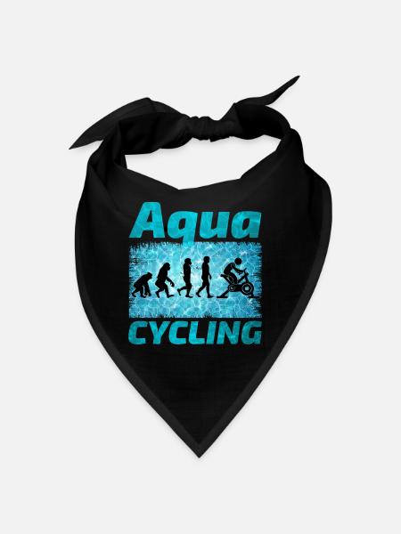 Aqua Cycling Swimming Pool Fitness Evolution - Bandana - black - Front