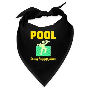 Wassergymnastik Aqua Fitness Aqua Exercise Pool - Bandana - Schwarz - Vorne