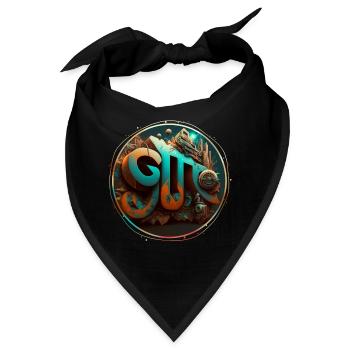 "Sci-fi" Graffiti Theme 3 - Bandana - Schwarz - Vorne