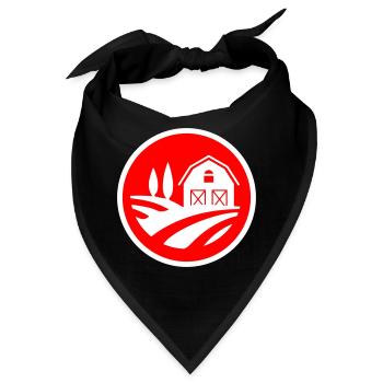 Farm Ernte Kreis - Bandana - Schwarz - Vorne