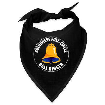 Bolognese Full-Circle Glockenläuter Hobby - Bandana - Schwarz - Vorne