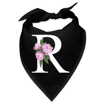 R - Bandana - Schwarz - Vorne