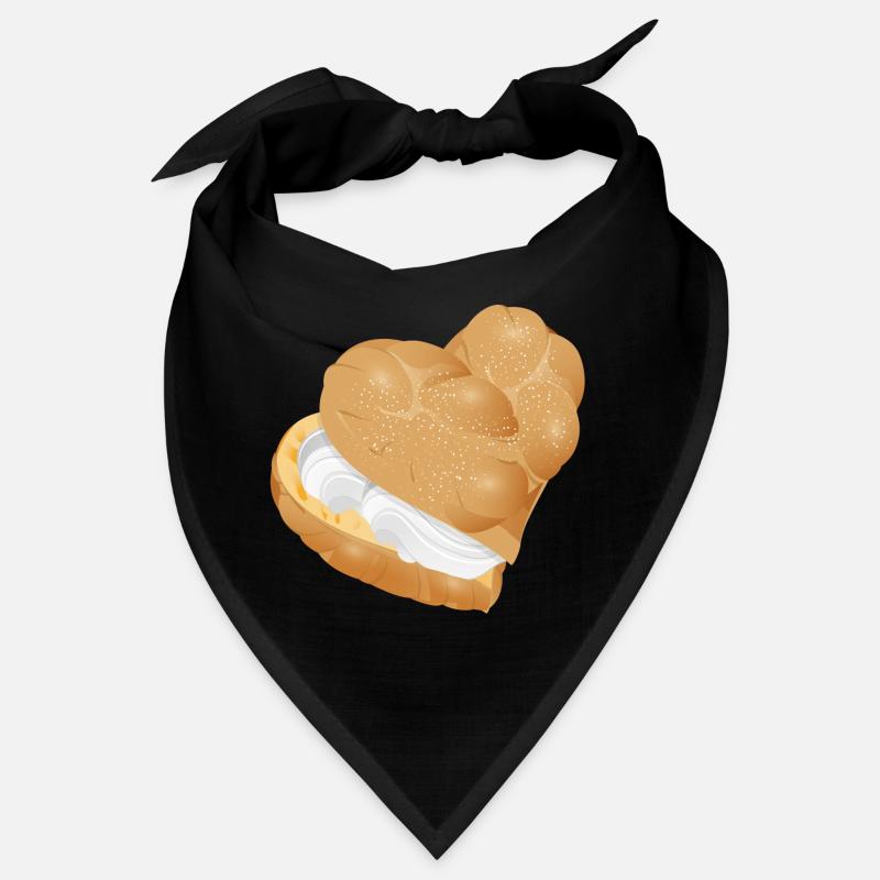 Crème fourrée crème puff coeur Bandana