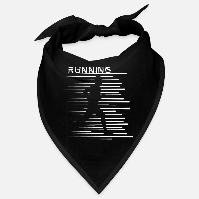 Courir, facile, actif, courir, rayures cool Bandana