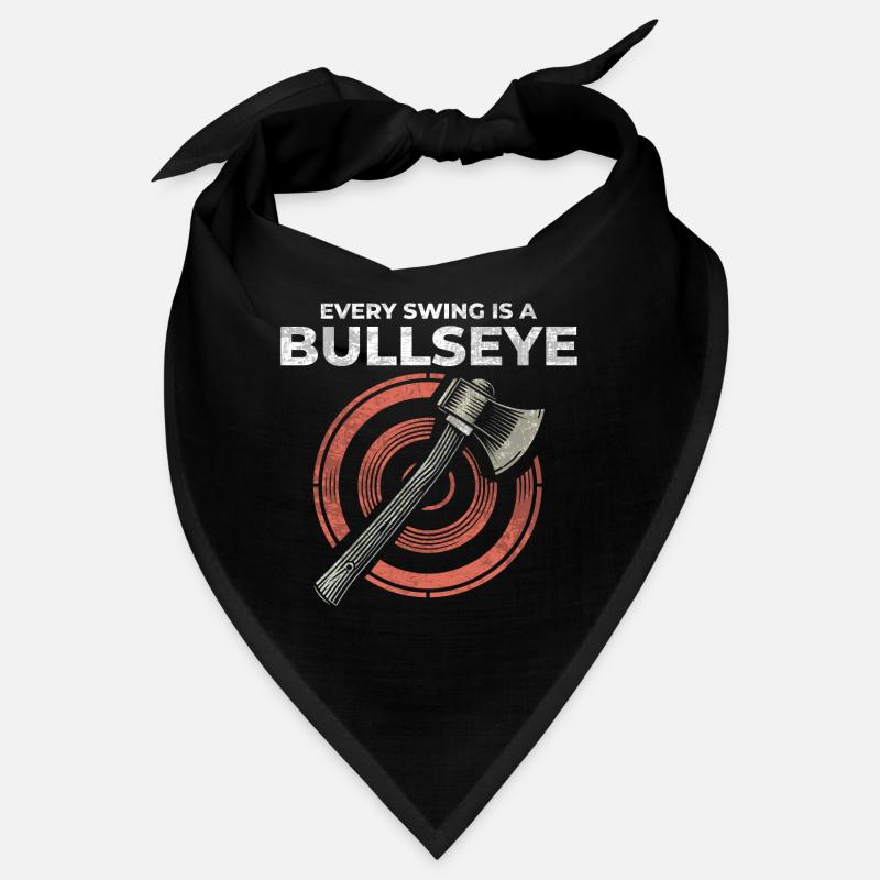 Lancer de hache Lanceur de hache Bûcheron Drôle Bullseye Bandana