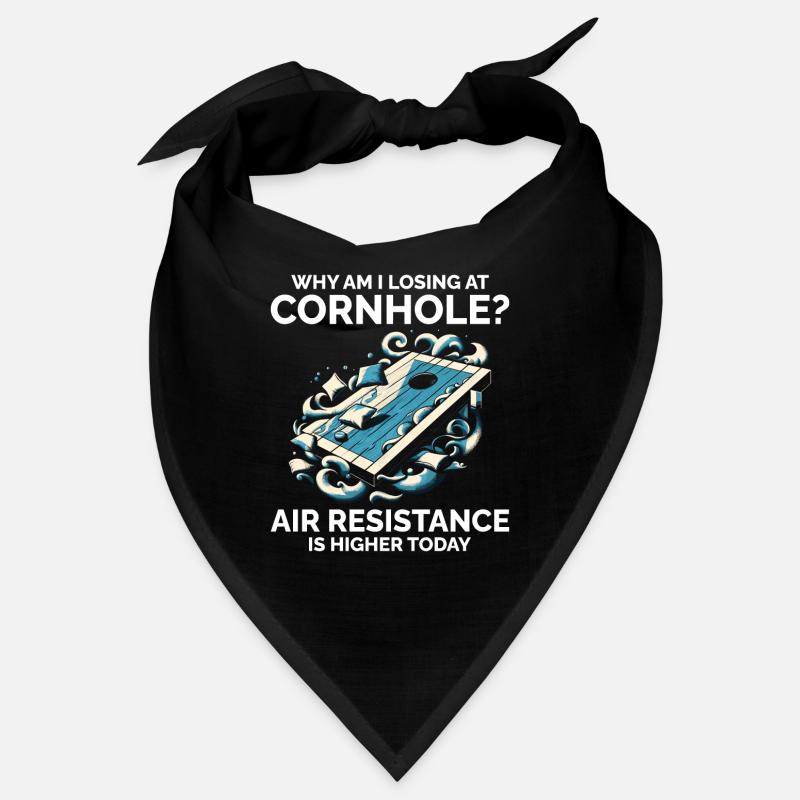Warum verliere ich bei Cornhole? Höherer Luftwiderstand Bandana