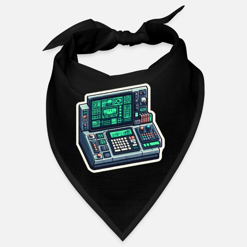 Retro Computer Console Neon Bandana