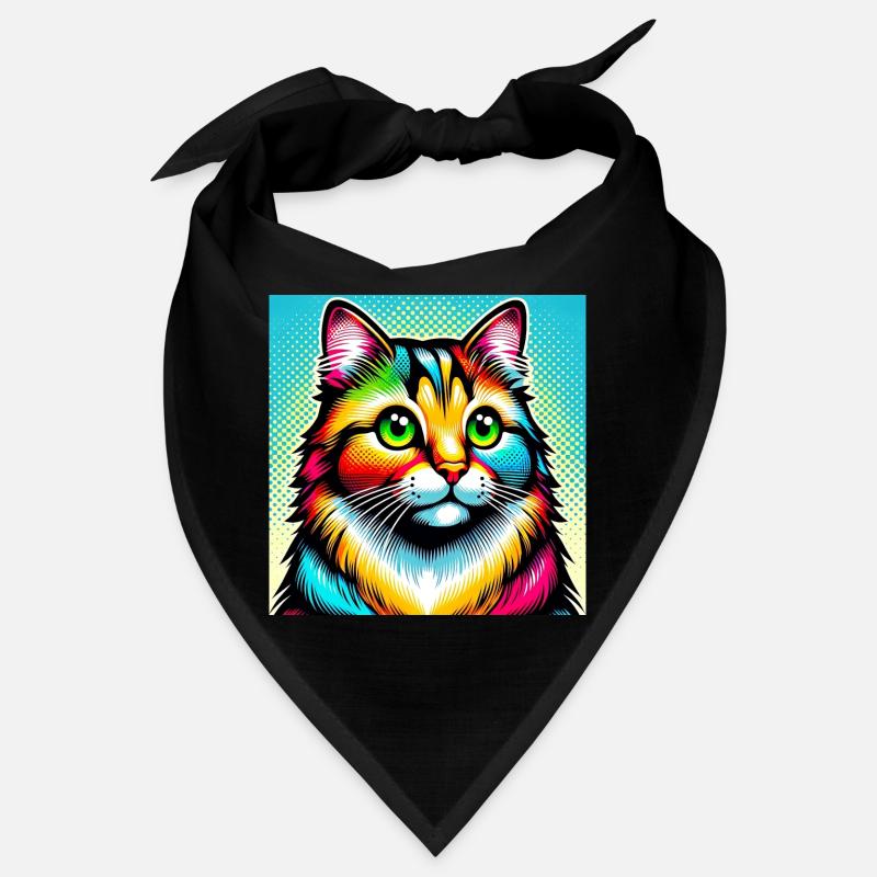 Chat Pop Art Bandana