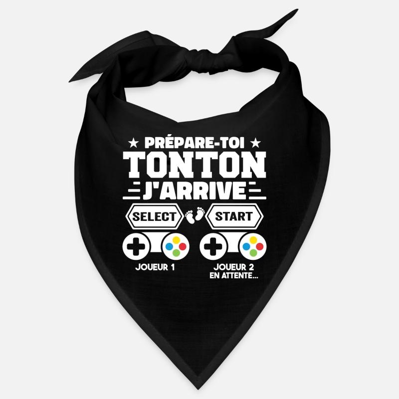 Prépare-toi Tonton J'arrive - Annonce Grossesse Bandana