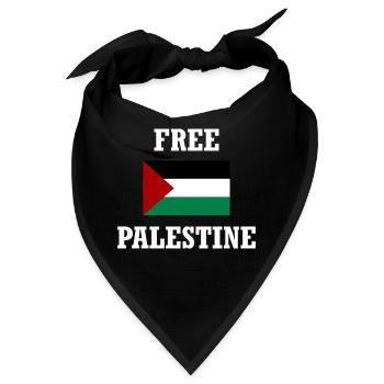 Befreit Palästina - Bandana - Schwarz - Vorne