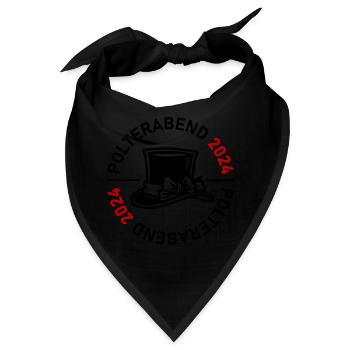 Polterabend 2024 - Bandana - Schwarz - Vorne