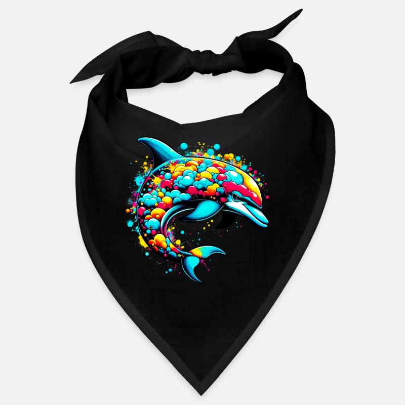 Delfin - Bandana - Schwarz