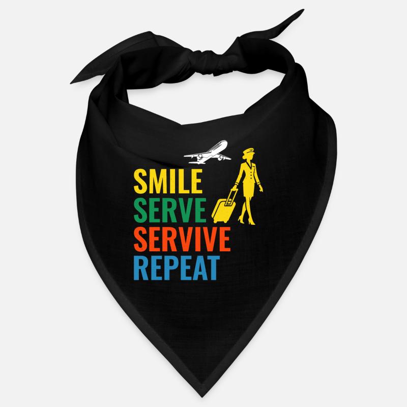 Flight Attendant Aviation Cabin Crew Airline Staff Bandana
