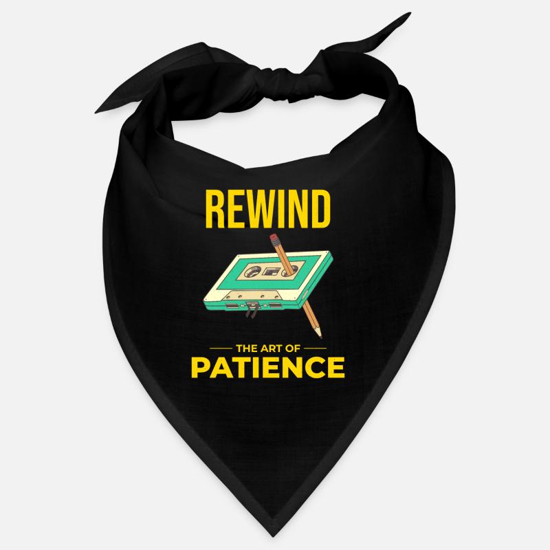 Cassette Tape Rewinding 80s Nostalgia Retro 1980s Bandana