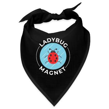 Marienkäfer Insektensammler Entomologie Entomologe - Bandana - Schwarz - Vorne