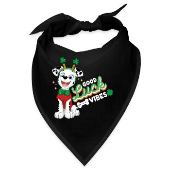 Paw Patrol Marshall Good Luck Vibes - Bandana - Schwarz - Vorne