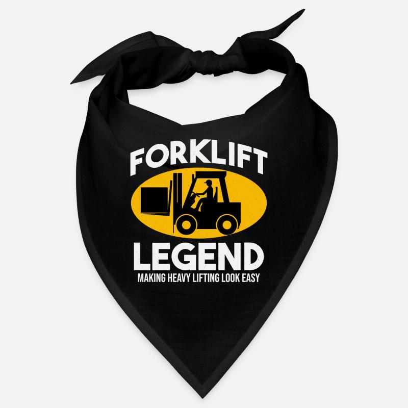Forklift Operator Heavy Equipment Driver Humor Bandana