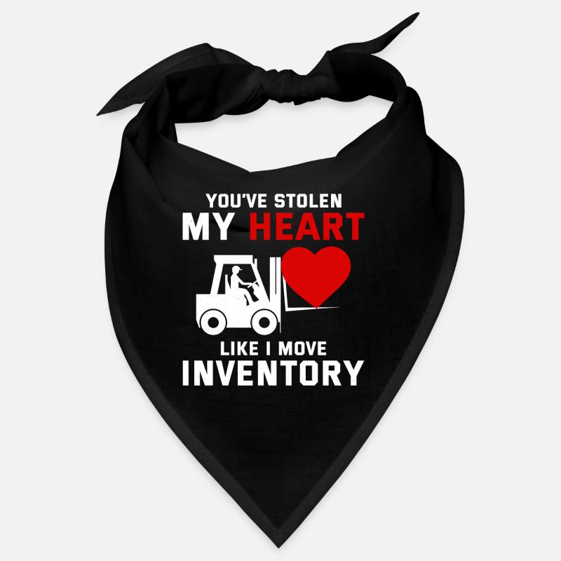 Forklift Operator Driver Valentine’s Day Funny Bandana