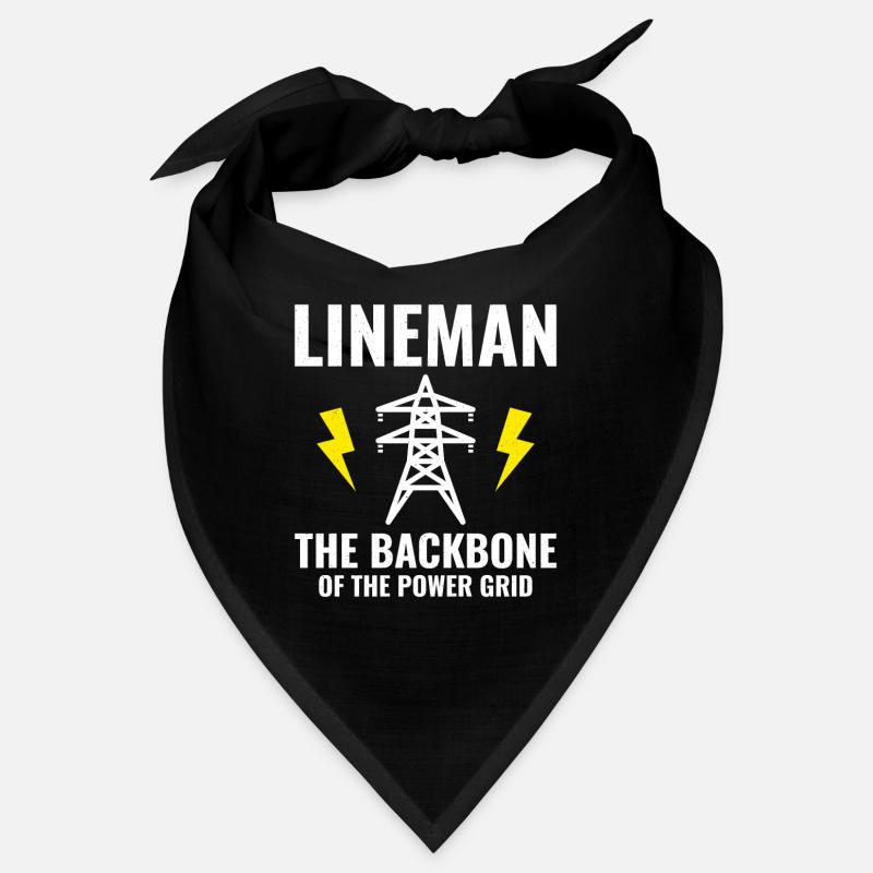 Lineman Backbone Power Grid Electricity Utility Bandana