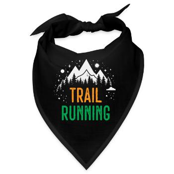 Trailrunning - Bandana - Schwarz - Vorne