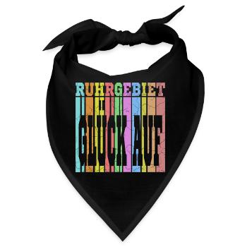 zeche ruhrgebiet - Bandana - Schwarz - Vorne
