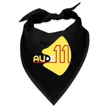 Logo des Departements Aude 11 - Bandana - Schwarz - Vorne